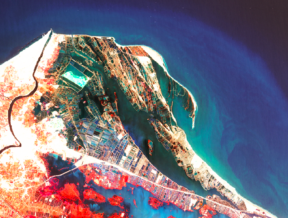 Color Corrected Aerial Image of Egypt