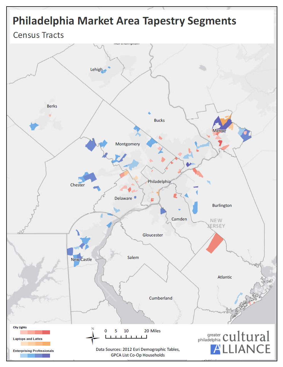 By knowing which census tracts have the most households of their target client profile, GPCA can focus their outreach efforts on specific neighborhoods.