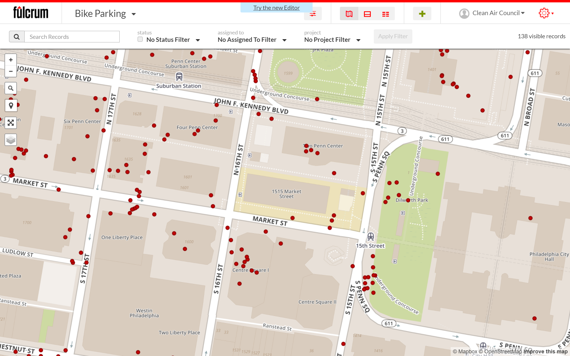 Fulcrum data inaccuracy