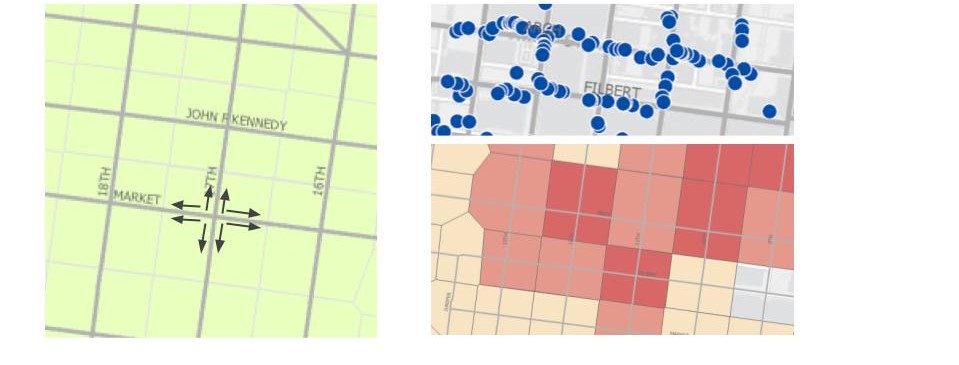 Thiessen polygon aggregation
