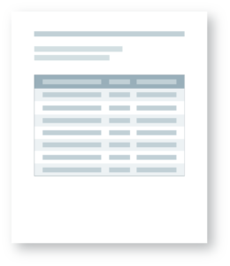 PDF export mockup with no map image