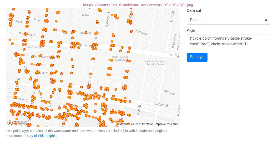 Tilegarden Mapbox vector tile support