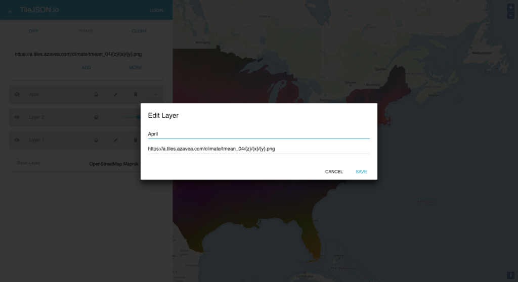 TileJSON.io Edit Layer