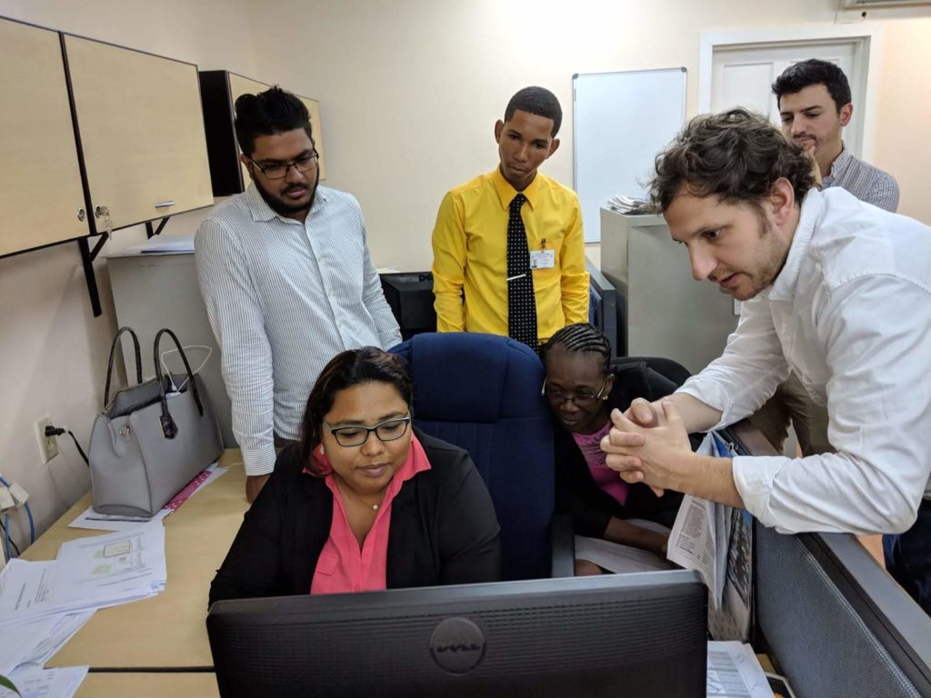 GIS training in Guyana