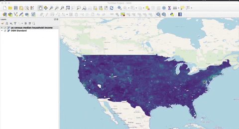 QGIS reading a WCS layer