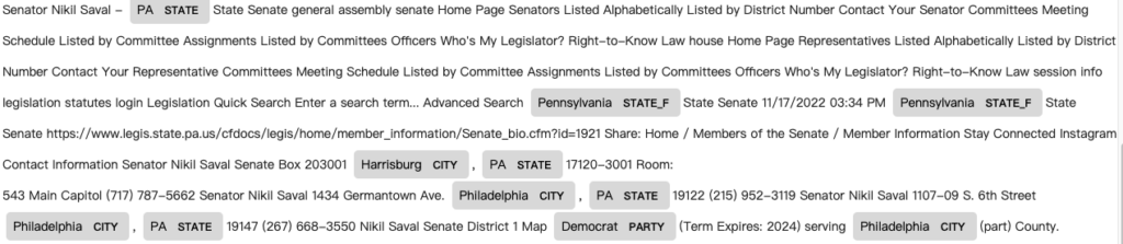 A sample prediction generated by Merge Model B