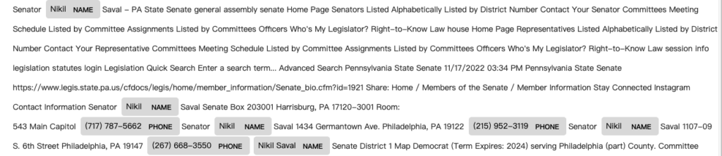 A sample prediction generated by Merge Model A