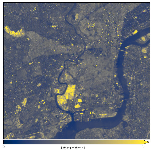 A more detailed example of the above concept showing change from 2018 to 2024 in Philadelphia. 